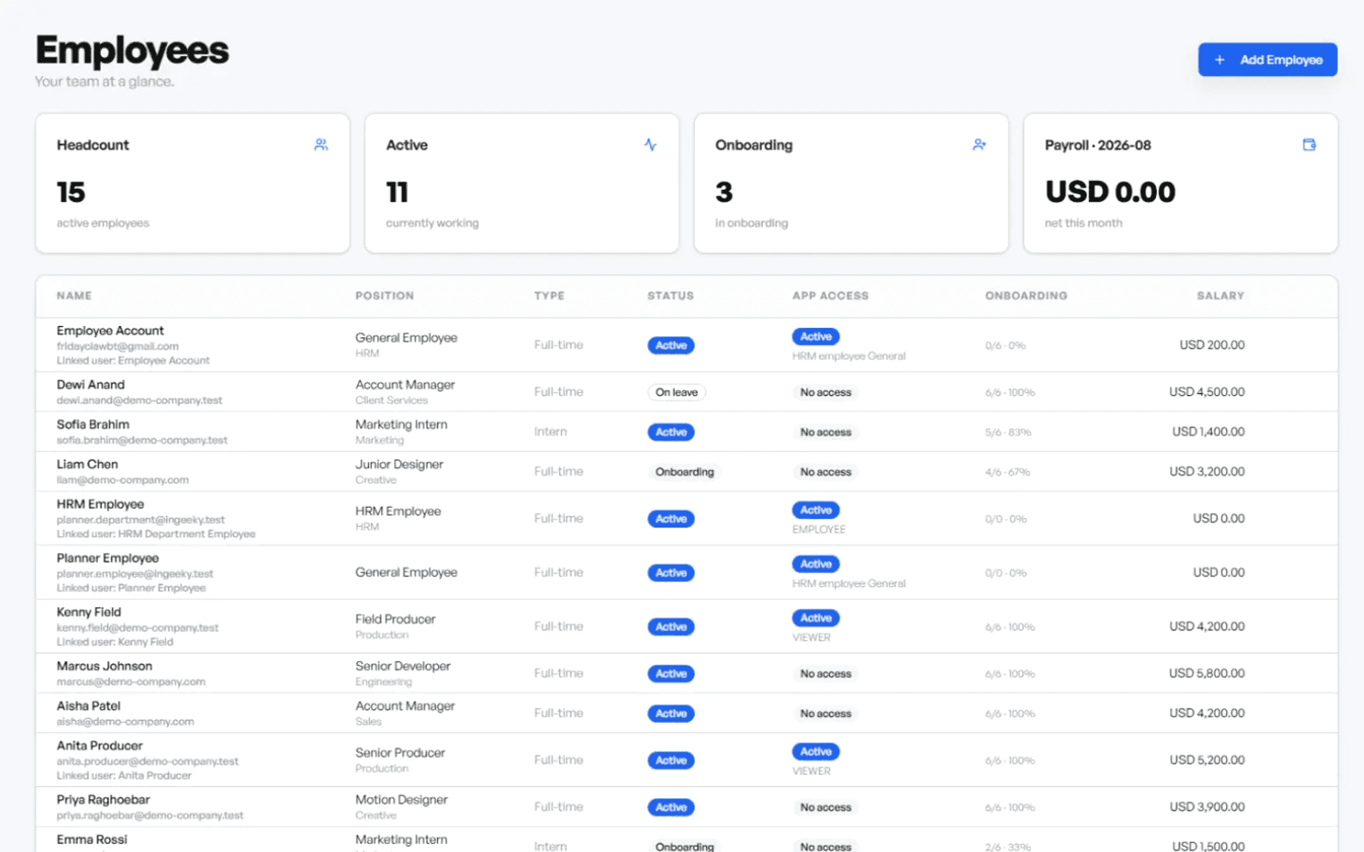Team workflow preview